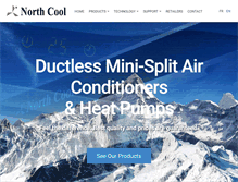 Tablet Screenshot of northcool.ca